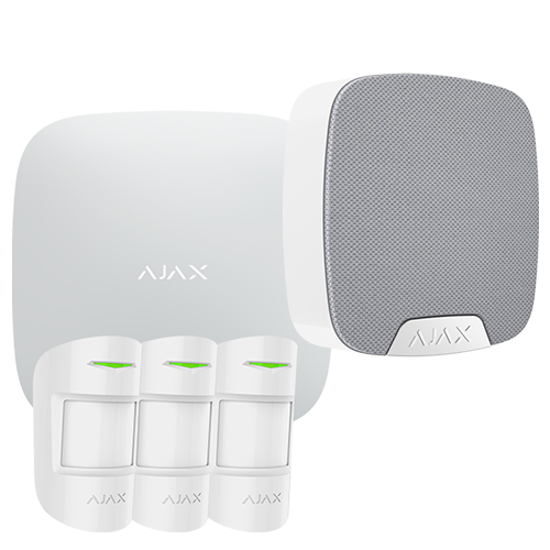 Kit completo PRO de alarma para Hogar y Negocio con sirena interior